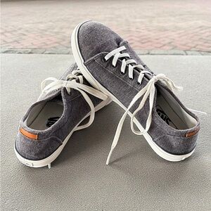Vans Ortholite Women’s Stylish Gray Low Top Casual Canvas Sneakers Size 8